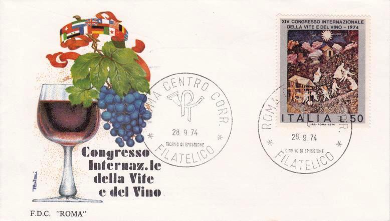 IT1270 - 28/09/1974 - 1v - 14 Congresso Internazionale della vite e del vino 50 