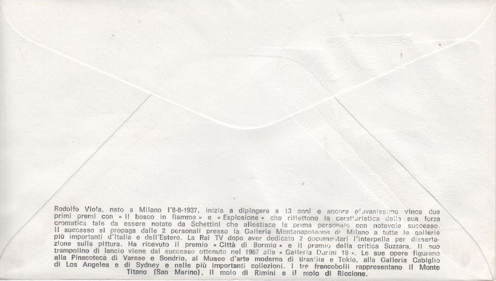 RSM 1969 - 788 S148 Serie cpl. 3 val. - 21 Giornata Filatelica - Paesaggi