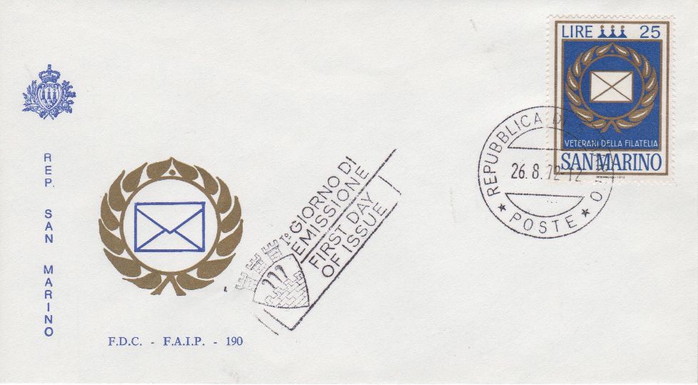 RSM 1972 - 867 - Veterani della filatelia