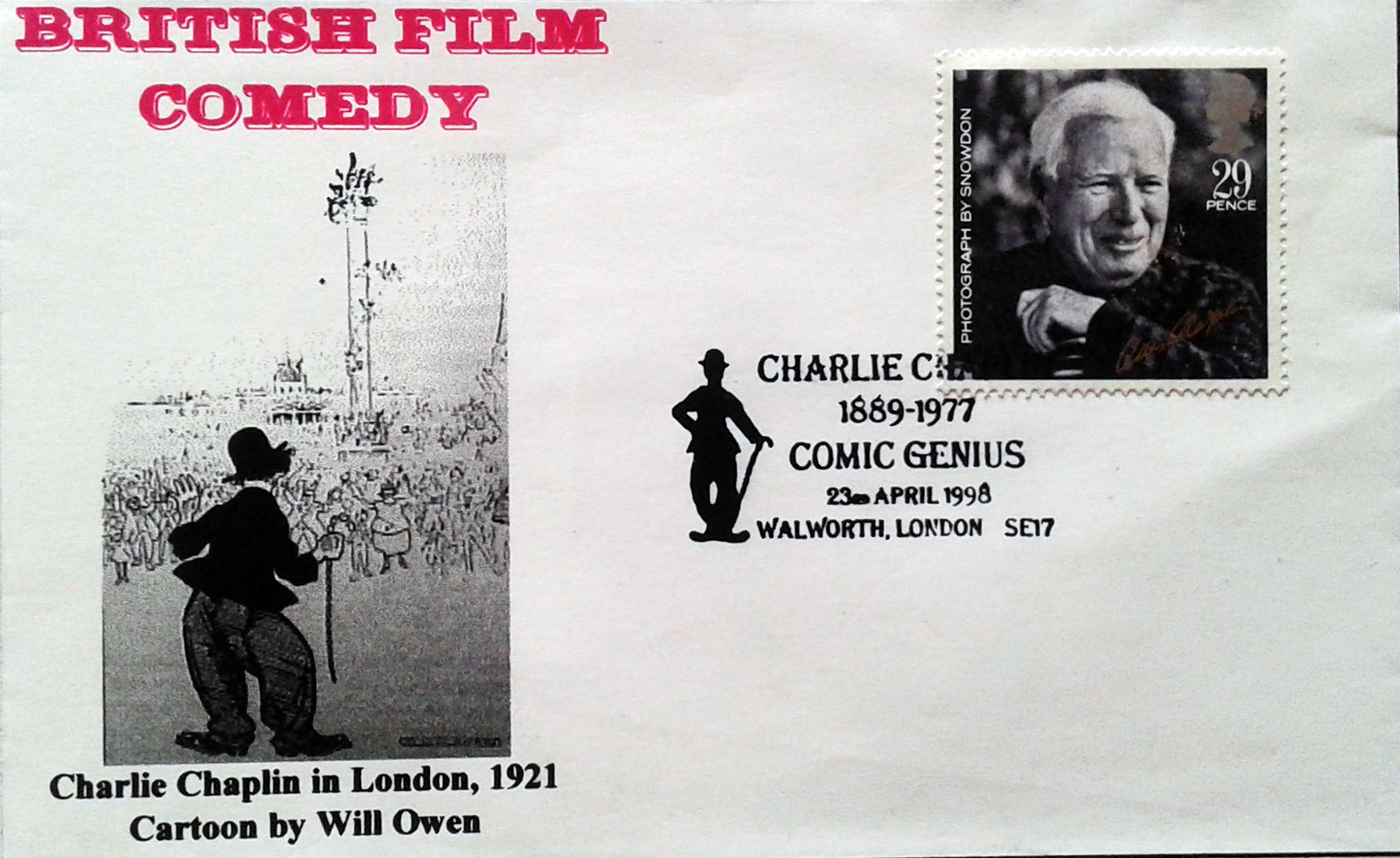 GB - Documento Commemorativo ( Leggi descrizione timbro di invio o note )