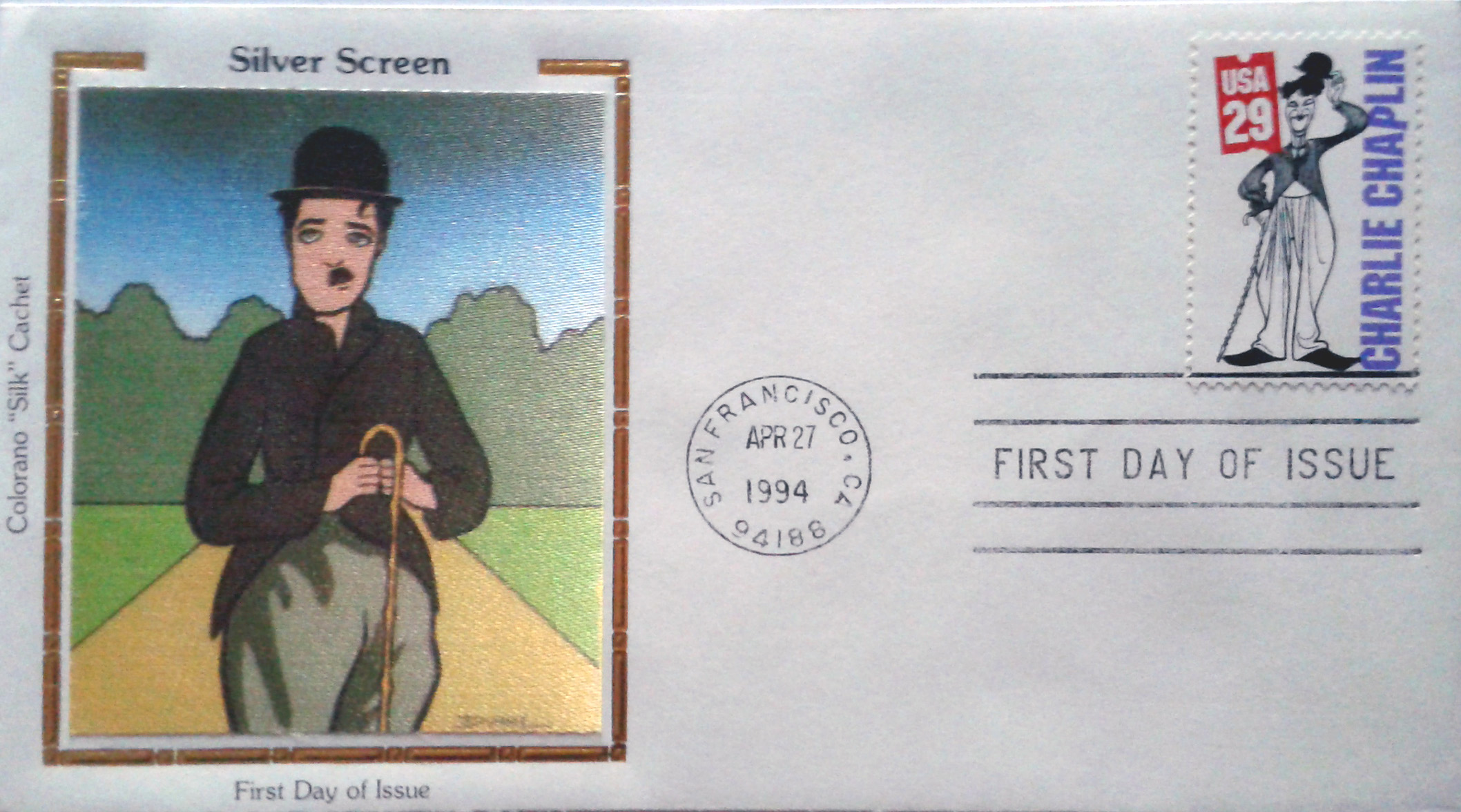 US 1994 - 2819 S. cpl. 10v - Silent Screen Stars - 04/27/1994