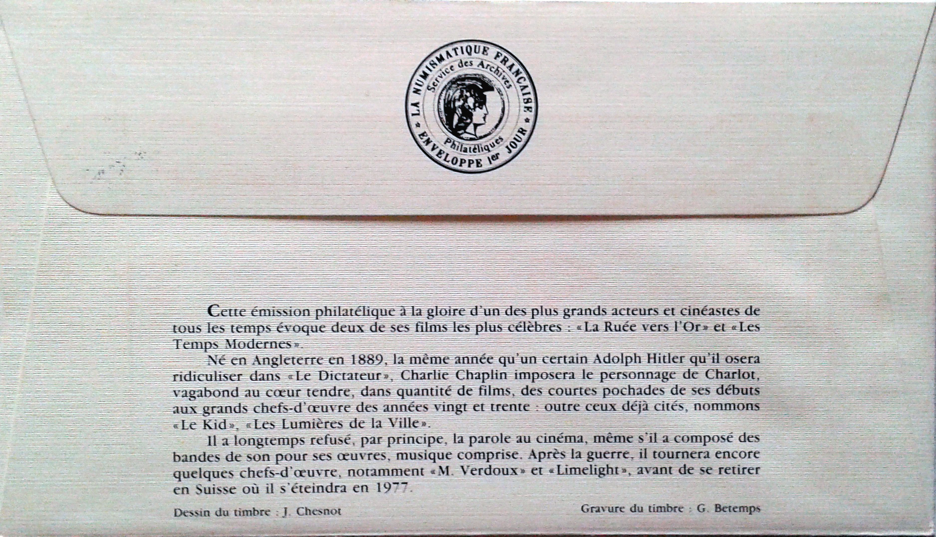MC 1989 - 1678 Serie A532 cpl. 2 val. - Teatro e Cinema - Jean Cocteau - Charlie Chaplin - 14/04/1989