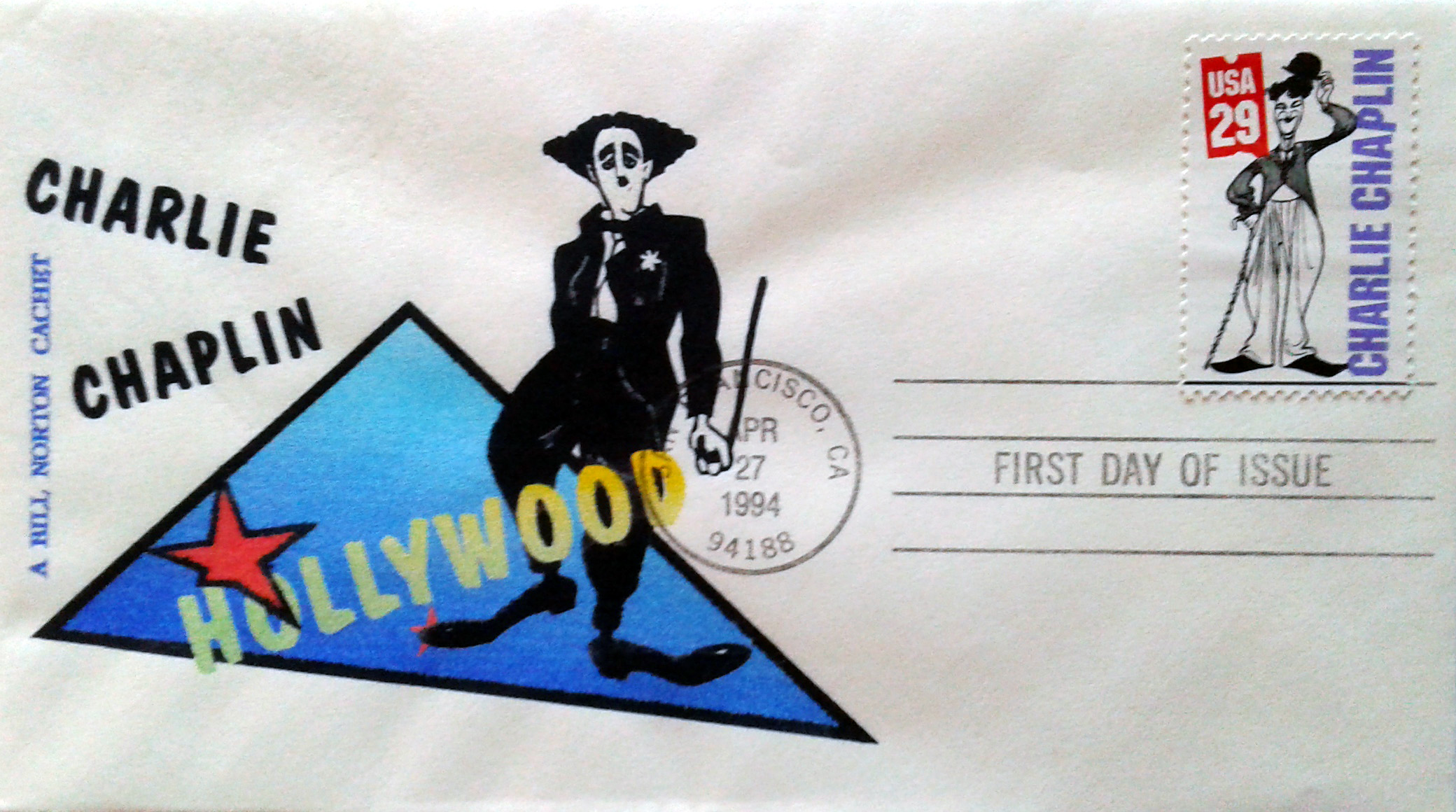 US 1994 - 2819 S. cpl. 10v - Silent Screen Stars - 04/27/1994