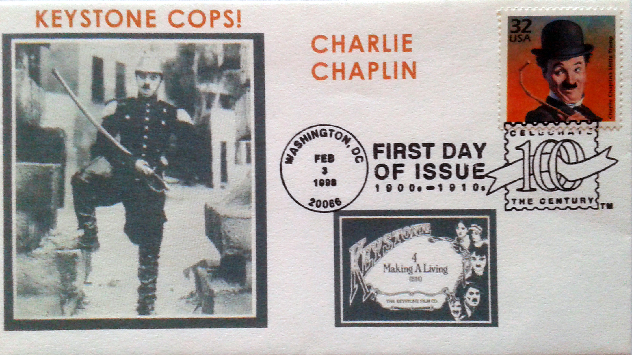 US 1998 - 3183a 3183o S. cpl. 15v - Celebrate The Century - 02/03/1998