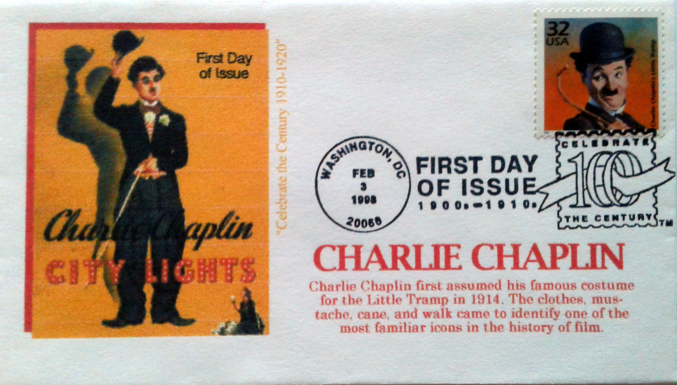 US 1998 - 3183a 3183o S. cpl. 15v - Celebrate The Century - 02/03/1998