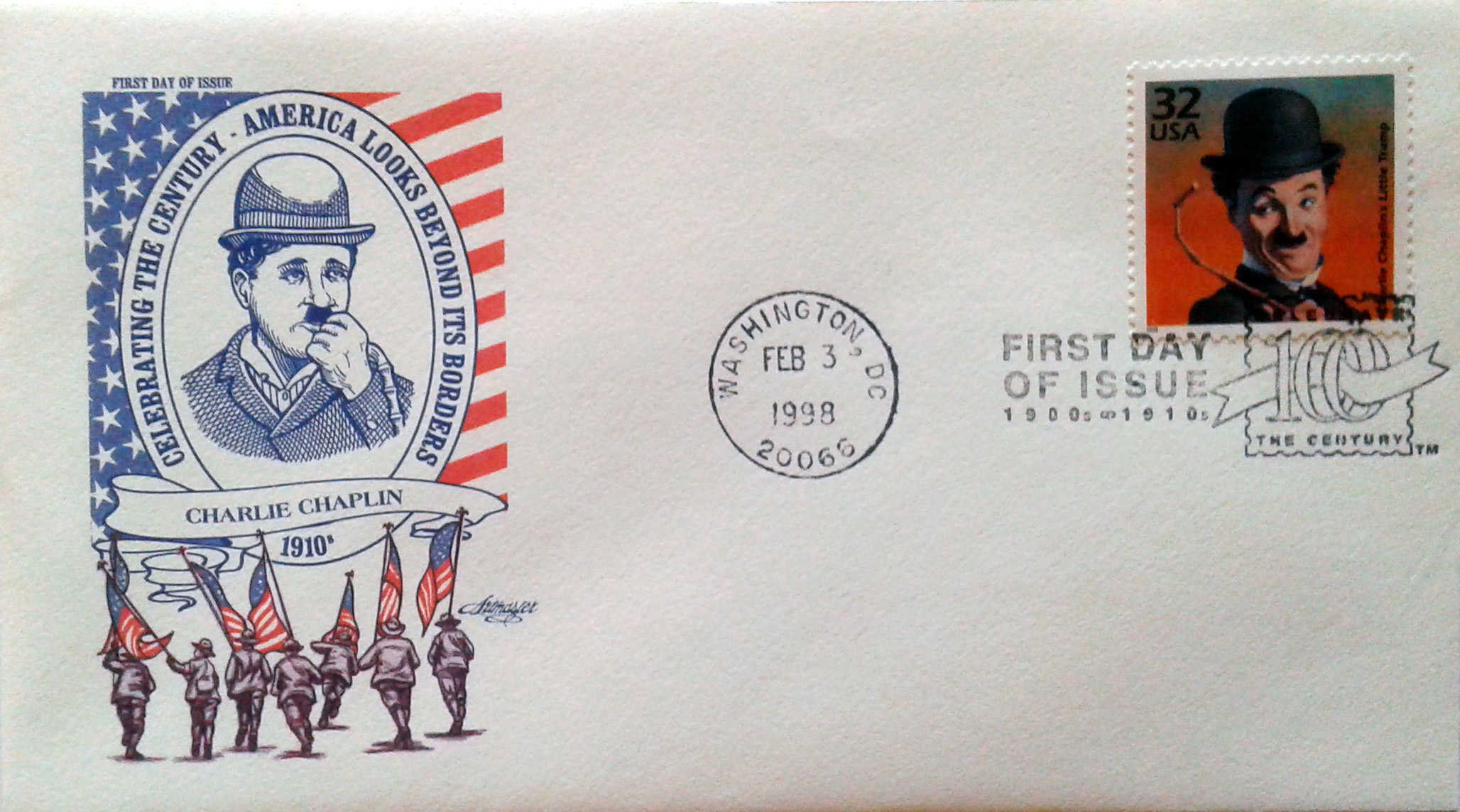 US 1998 - 3183a 3183o S. cpl. 15v - Celebrate The Century - 02/03/1998