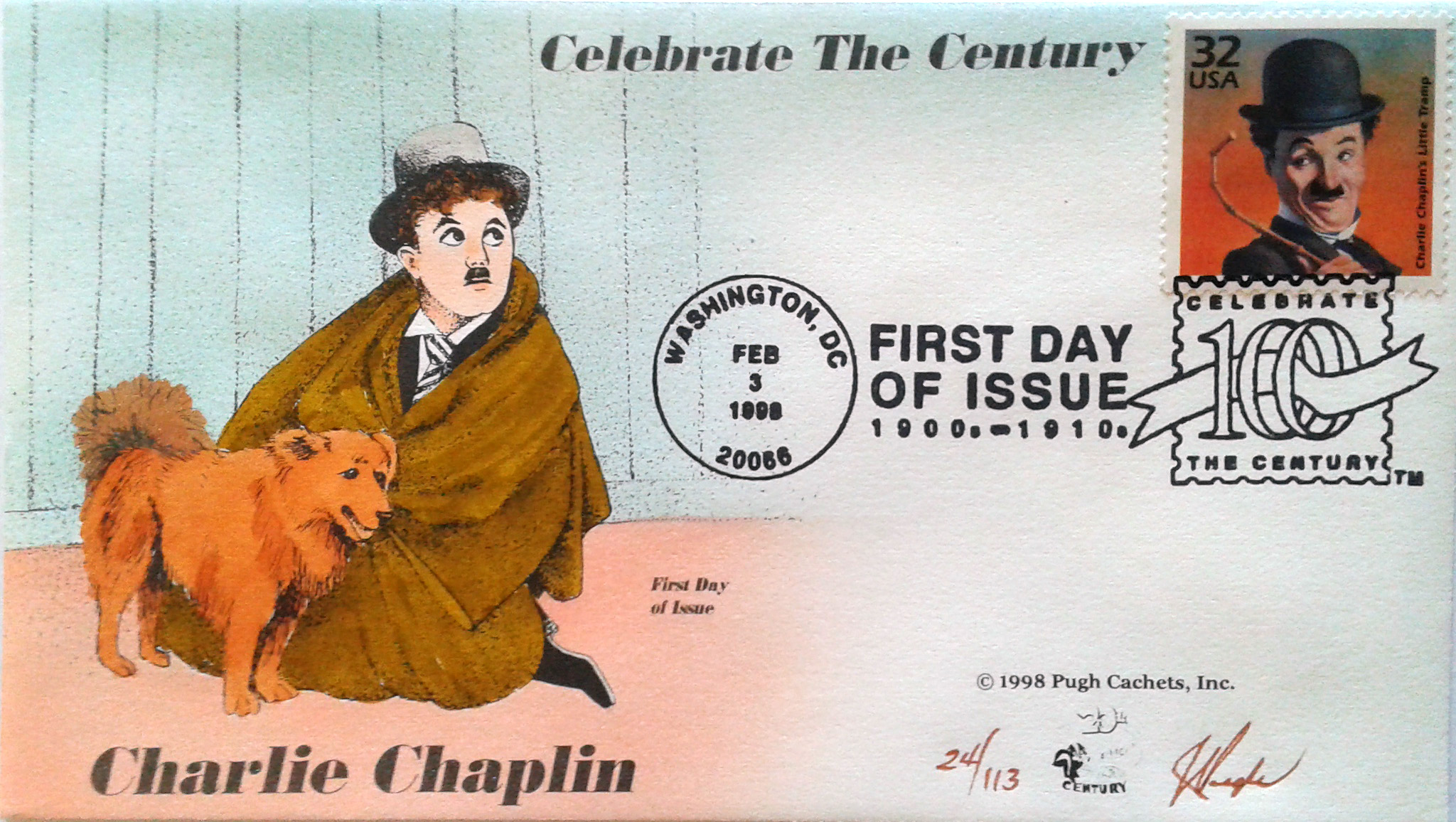 US 1998 - 3183a 3183o S. cpl. 15v - Celebrate The Century - 02/03/1998