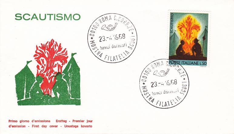 IT1085 - 23/04/1968 - 1v - Scoutismo  50