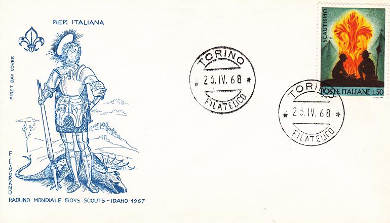 IT1085 - 23/04/1968 - 1v - Scoutismo  50