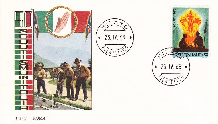 IT1085 - 23/04/1968 - 1v - Scoutismo  50