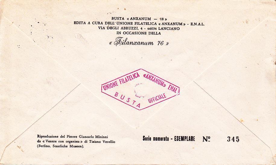 IT - Documento Commemorativo ( Leggi descrizione timbro di invio o note )