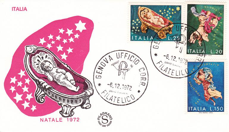 IT1189 - 06/12/1972 - 3v - Natale