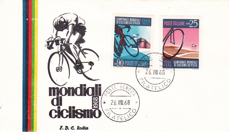 IT1092 - 26/08/1968 - 2v - Campionati mondiali di ciclismo