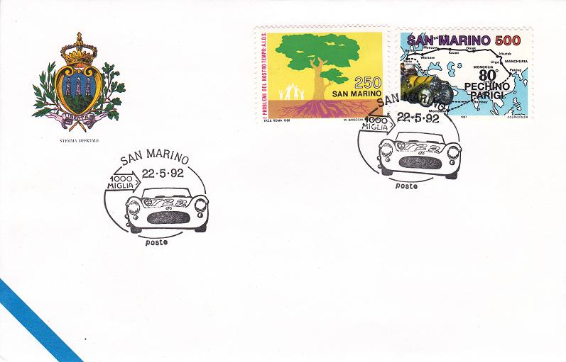 RSM - Documento Marcofilo ( Leggi descrizione timbro di invio o note )