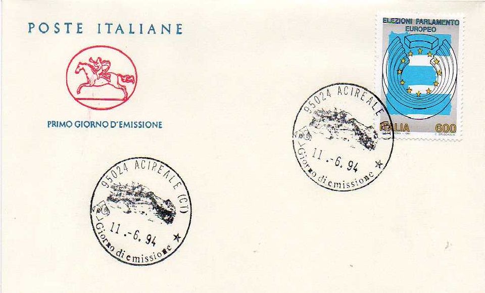 IT2150 - 11/06/1994 - 1v - Elezioni del parlamento europeo
