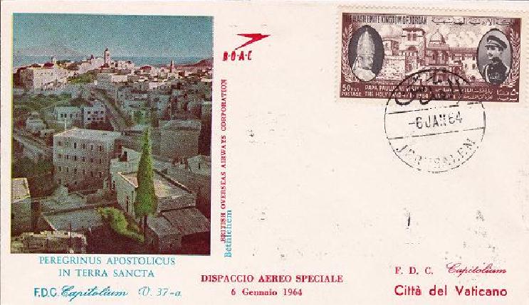 SCV - Visite o viaggi del papa (Leggi descrizione timbro di invio o note)