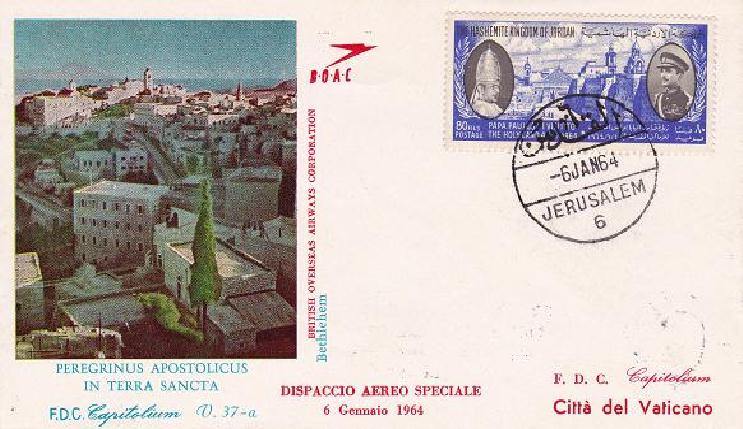 SCV - Visite o viaggi del papa (Leggi descrizione timbro di invio o note)