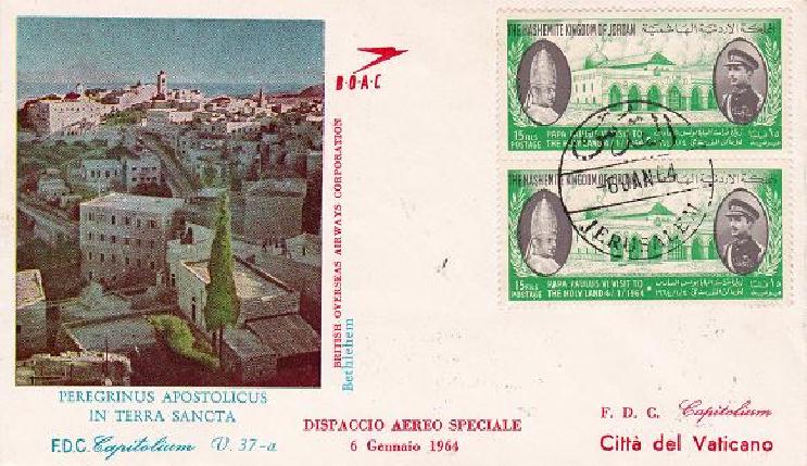 SCV - Visite o viaggi del papa (Leggi descrizione timbro di invio o note)