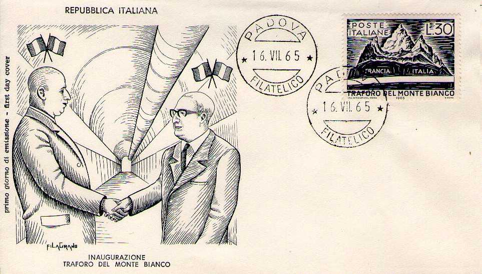 IT1000 - 16/07/1965 - 1v - Inaugurazione del traforo del monte Bianco 30 