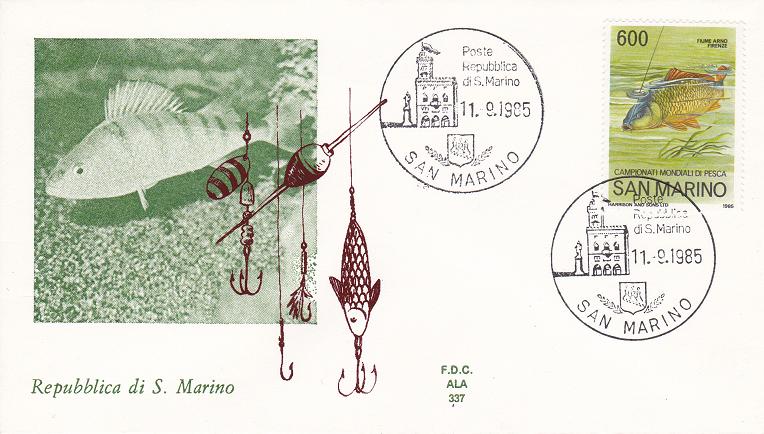 RSM 1985 - 1169 - 32 Campionato mondiale di pesca