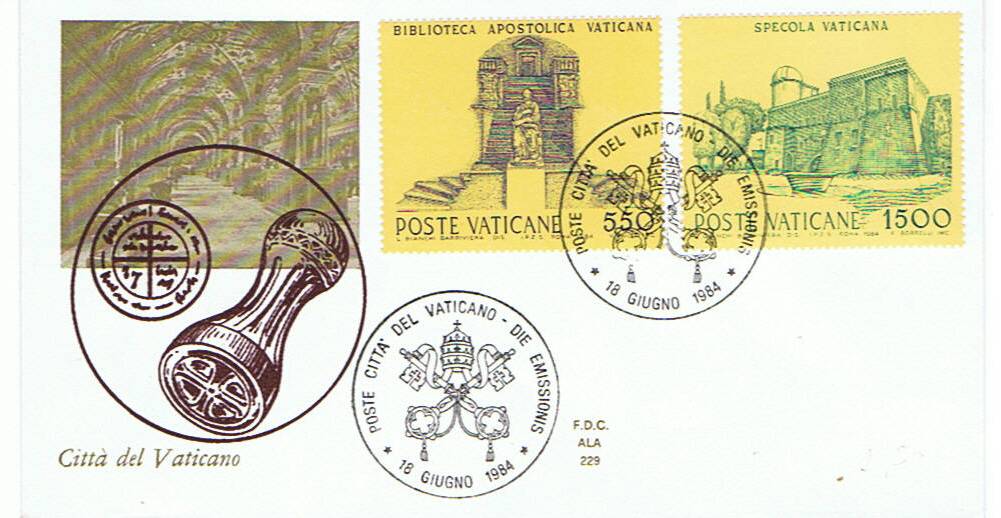 SCV 1984 - 751 Serie 4 val. - Istituzioni culturali e scientifiche della Santa Sede
