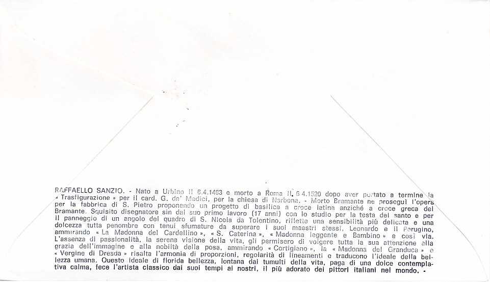IT1118 - 06/04/1970 - 2v - 450 anniversario della morte di Raffaello Sanzio