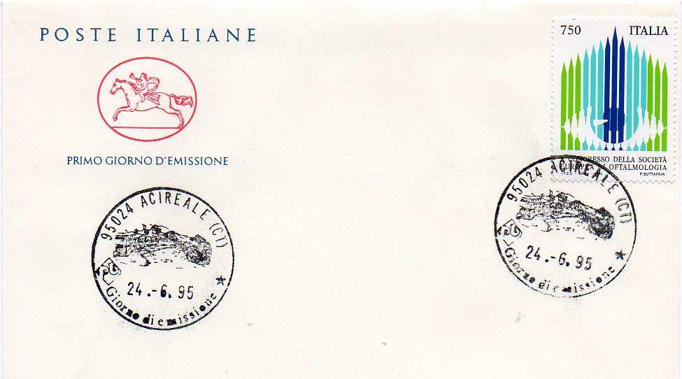 IT2213 - 24/06/1995 - 1v - 10 congresso della societ europea di oftalmologia - Occhio