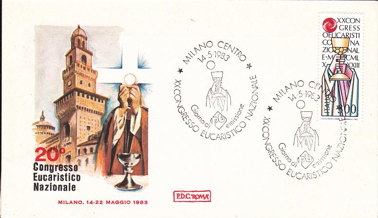 IT1650 - 14/05/1983 - 1v - 20 Congresso Eucaristico nazionale