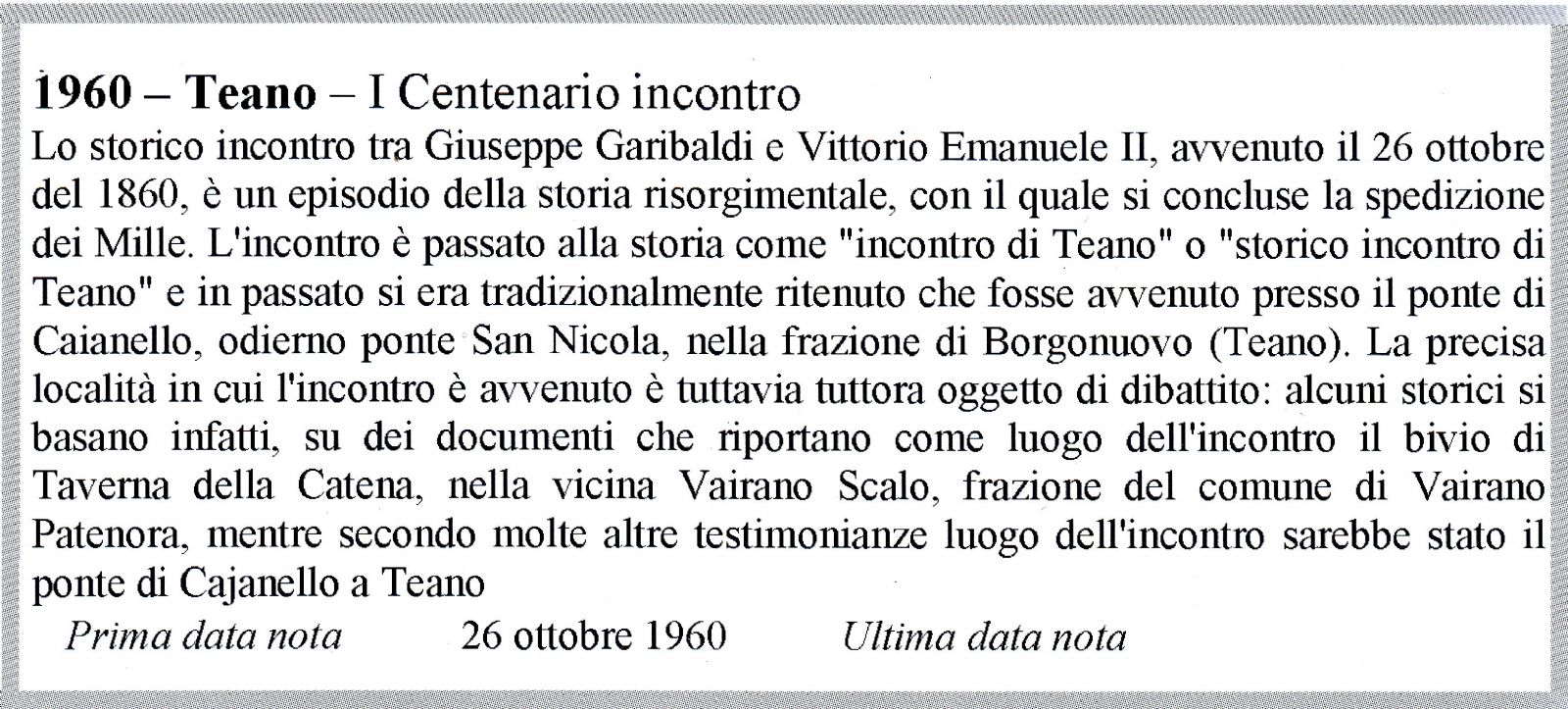 busta singola