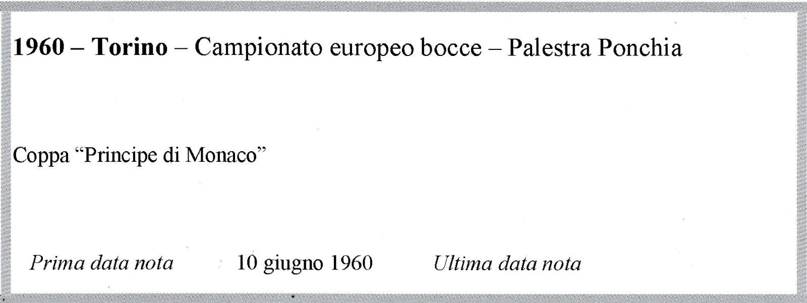 busta singola