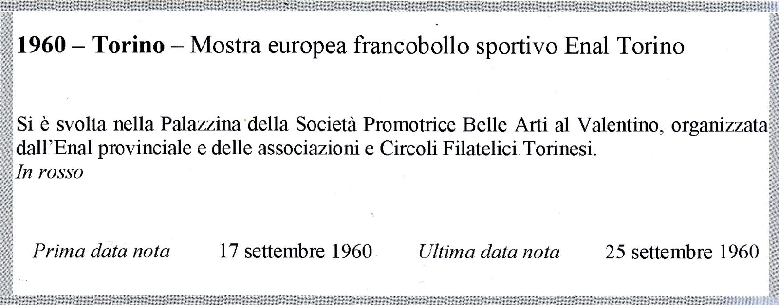 busta singola