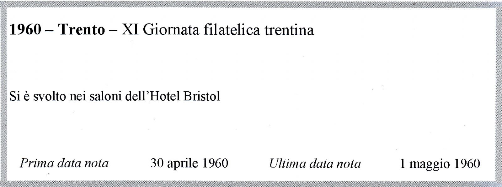 busta singola