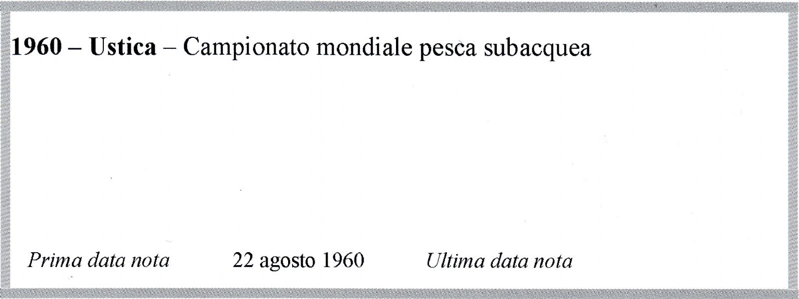 busta singola