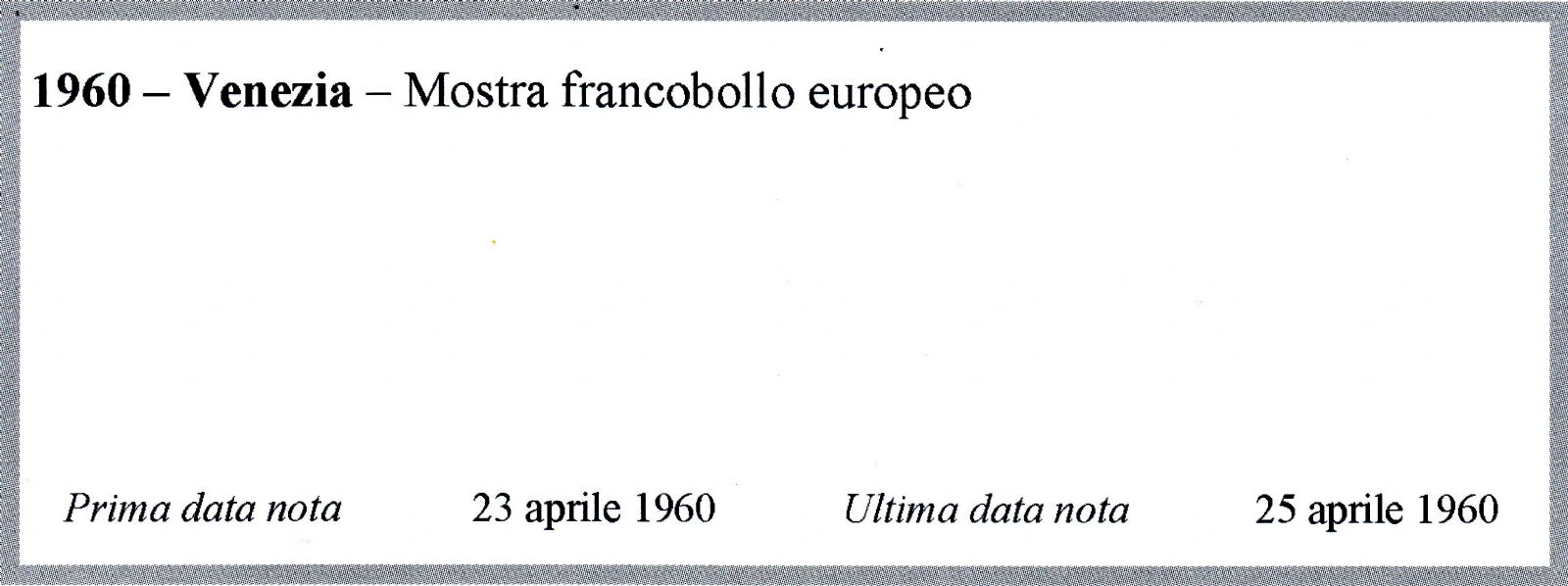busta singola