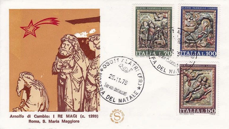 IT1319 - 25/11/1975 - 3v - Natale