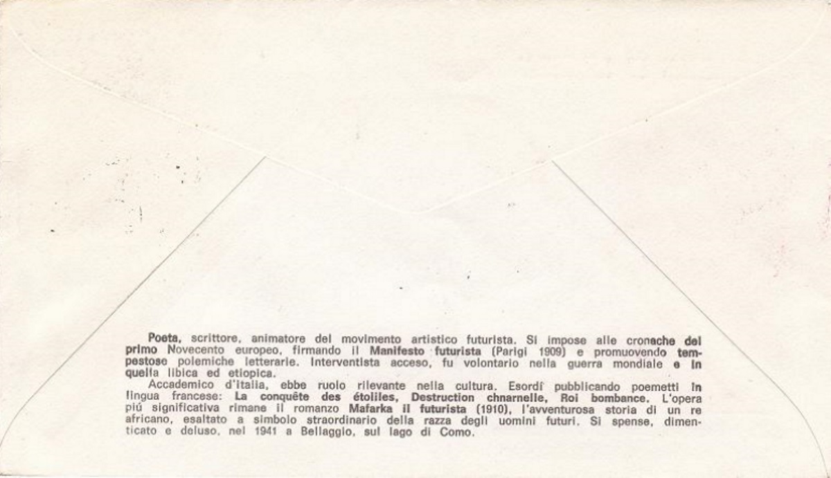 IT1337 - 26/07/1976 - 3v - Arte Italiana 3 emis.: Umberto Boccioni, F.T.Marinetti e Giacomo Serpotta