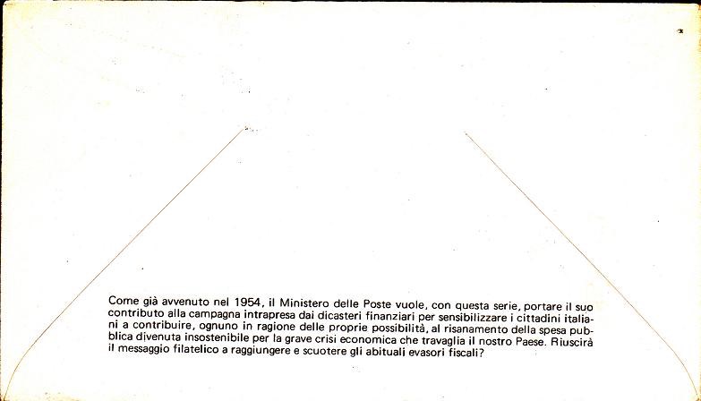 IT1368 - 14/04/1977 - 2v - Propaganda per la fedelt contributiva