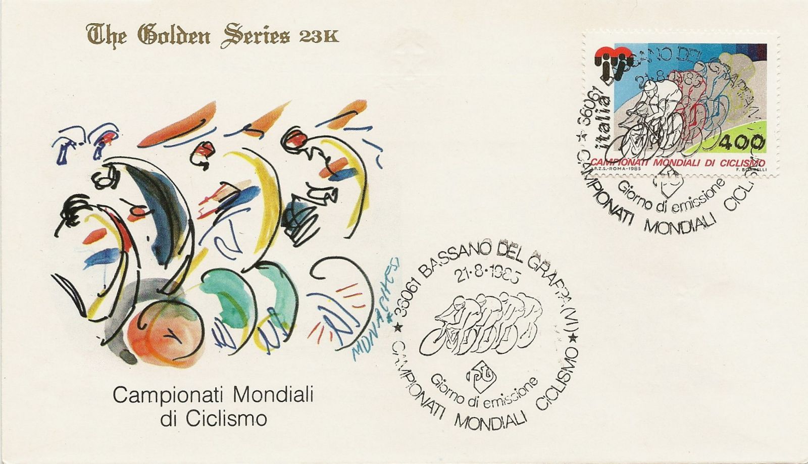 IT1740 - 21/08/1985 - 1v - Campionati mondiali di ciclismo - Ciclisti