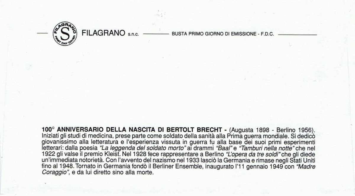 busta singola