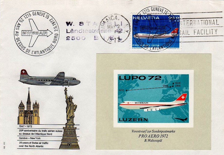 CH - Documento Commemorativo ( Leggi descrizione timbro di invio o note )