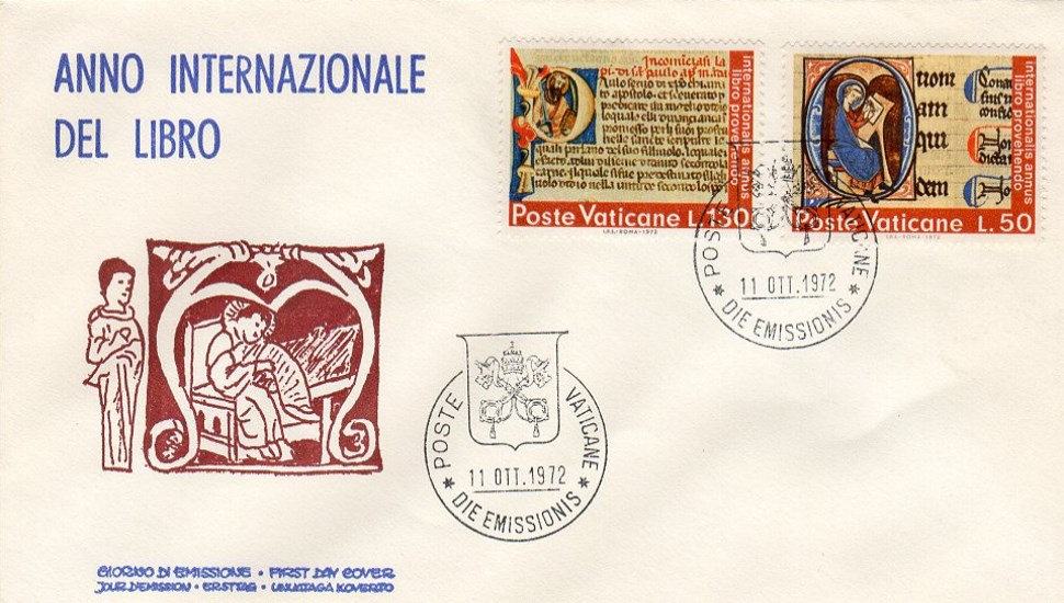SCV 1972 - 524 S138 Serie cpl. 5 val. - Anno internazionale del libro