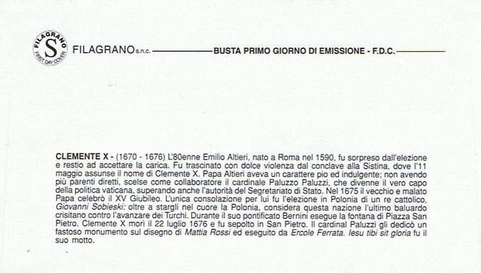 busta singola