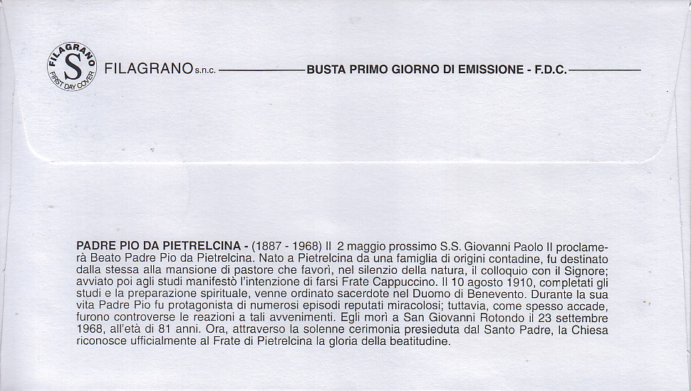 busta singola