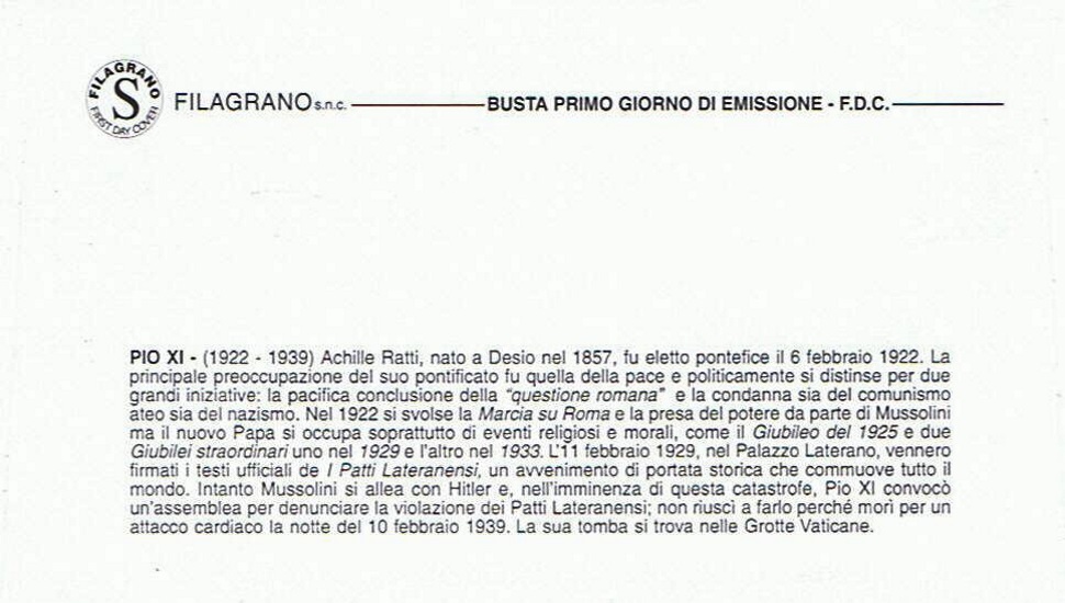 busta singola