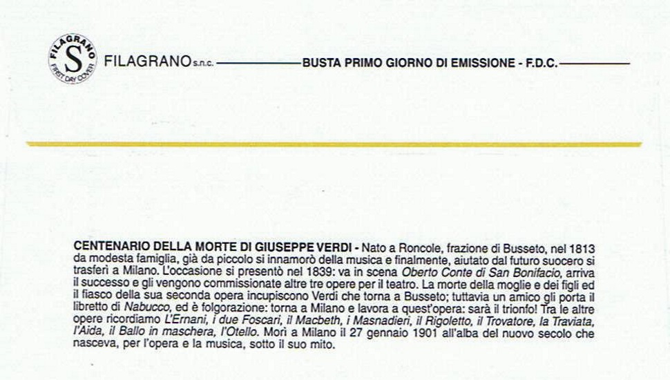 busta singola